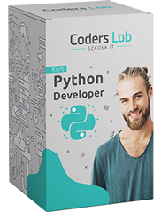 Python Developer kurs Python Developer w CodersLab pudełko