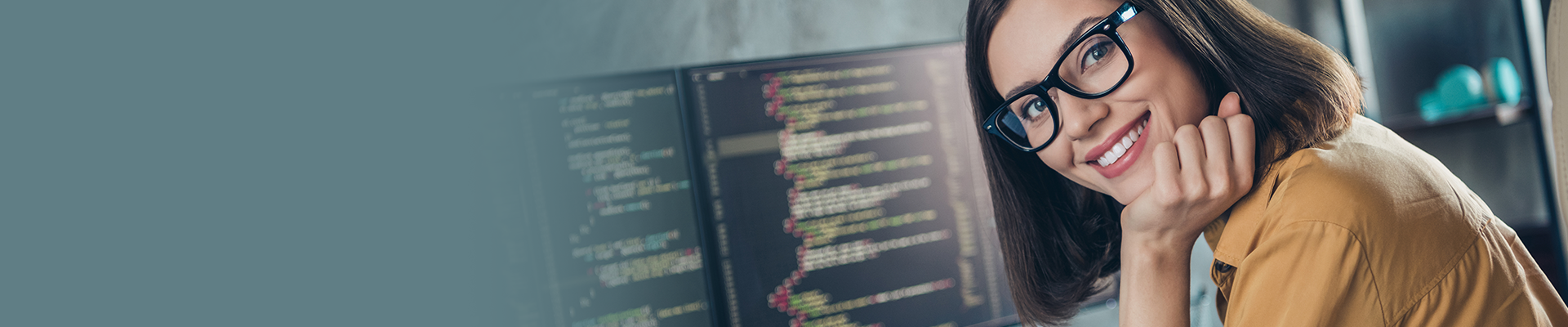 kariera-w-coders-lab.png kobieta zastanawiająca się nad karierą w Coders Lab